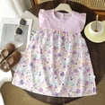 thumbnail image 2 of KPOPLK Toddler Baby Girl Dresses Sleeveless Little Kid Solid Summer Beach Sundress Party Hawaii Outfits(7-8 Years,Light Purple), 2 of 7