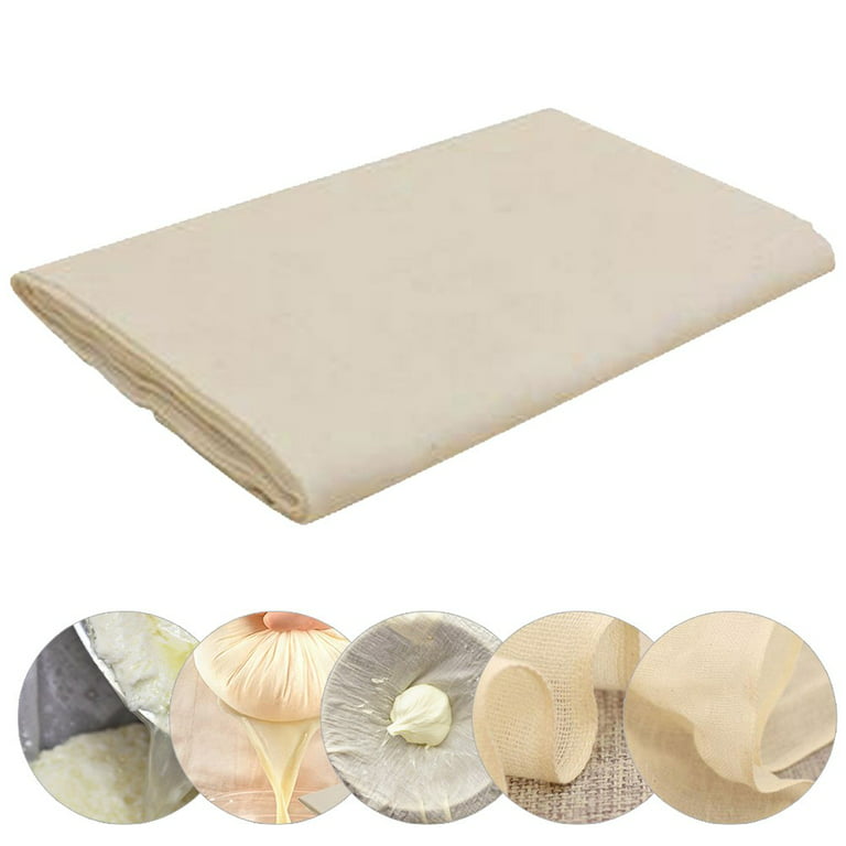 Fule Reusable Cheese Cloth Muslin Cloth for Straining Cooking Baking Cotton  Fabric
