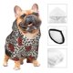 thumbnail image 3 of Fotbe Leopard Print Rose Sudadera con Estampado para Perros Pequeños – Suéter con Capucha para Mascotas, Tela Suave de Forro Polar con Bolsillo-XX-Large, 3 of 7