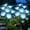 Blue, variant on Ninonly 2 Pack Morning Glory Solar Garden Lights, Solar Powered Decor for Yard Pathway Patio Lawn,Purple