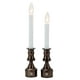 thumbnail image 5 of Velas LED para ventana sin llama con temporizador, juego de 4, bronce, 5 of 7