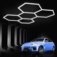thumbnail image 1 of Luces LED de garaje Pomelotree Hexagon 26520LM 6500K, 5 rejillas, 1 of 9