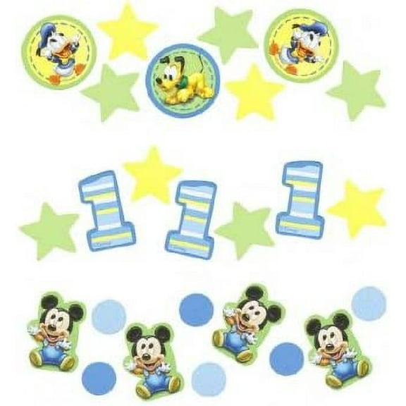 Mickey's 1st Birthday Paper Confetti