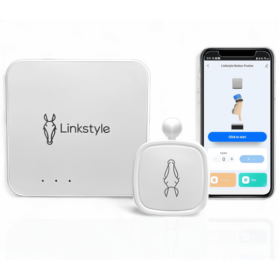 LINKSTYLE TOCABOT Smart Button Pusher with Wifi Hub For Remote Access, Programmable App & Voice Controls