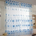 thumbnail image 1 of Xihbxyly Cortina de Hojas de Parra, Moderna Tela de Voile, Suave Filtrado de Luz, Elegante Decoración para El Hogar, Acogedora Sala de Estar, Elegante Oficina, Lavable a Máquina, Tamaño 200 X 100 Cm, 1 of 2
