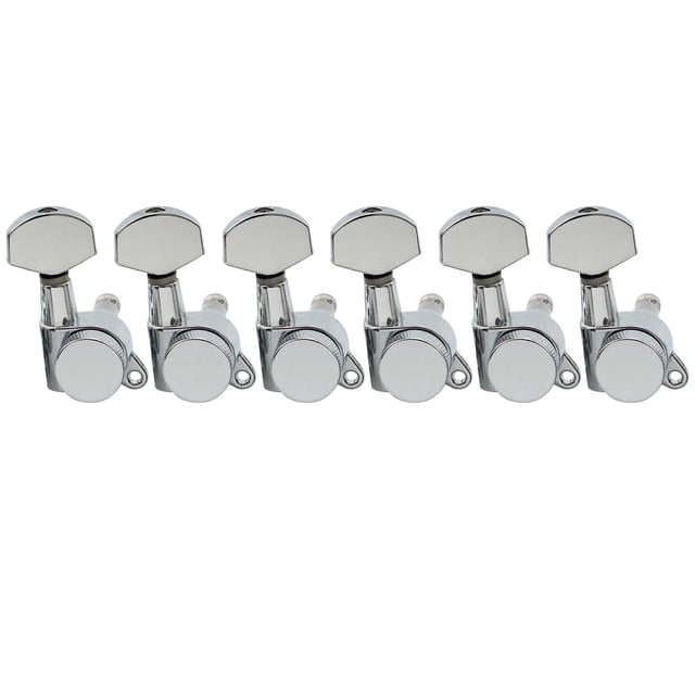 Set de afinadores con bloqueo de guitarra Musiclily Pro 6 en línea para Fender