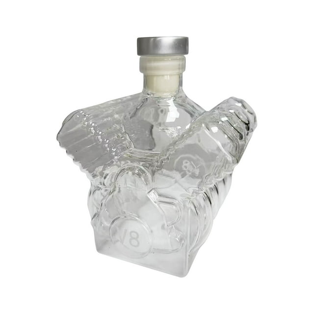 Frasco estilo motor de resina de alta gama para locomotoras y entusiastas. Pieza central única y elegante para el bar del hogar.
