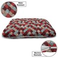 thumbnail image 3 of Abstract Pet Bed, Ornamental Waves Scales Pattern with Hand Drawn Design Elements Art Illustration, Resistant Pad for Dogs and Cats Cushion with Removable Cover, 24" x 39", Multicolor, by Ambesonne, 3 of 4