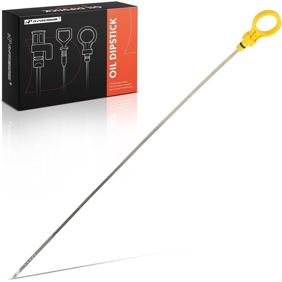 A-Premium 3.8L 6 Cyl Engine Oil Dipstick Compatible with Chevrolet, Buick, Oldsmobile & Pontiac Models - Impala, Regal, Allure, LaCrosse, Lucerne, Lumina, Monte Carlo, Intrigue, Grand Prix