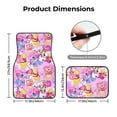 thumbnail image 5 of Cartoon Pattern Car Floor Mats Front Rear Premium Carpets Mat, Set of 4 Cute Cartoon Auto Foot Mats Universal Fit Vehicles, 5 of 6