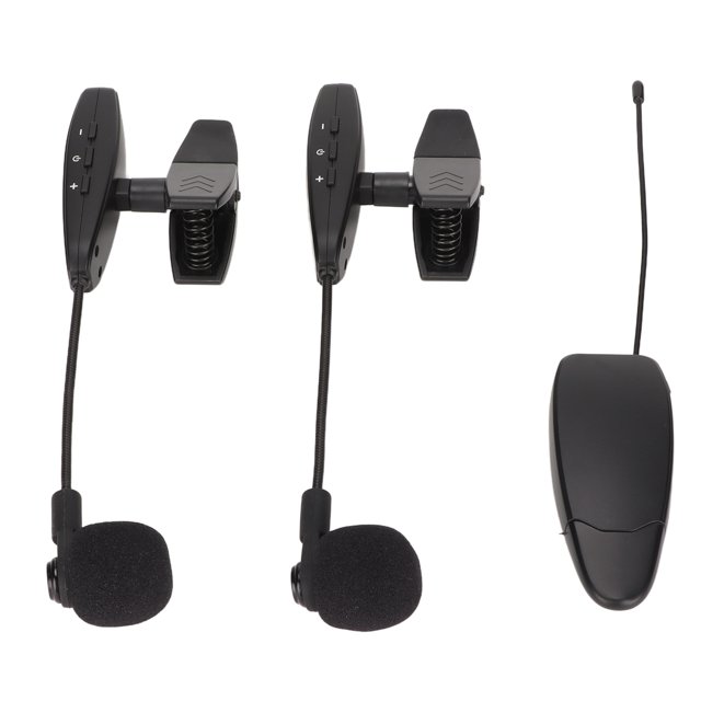 Micrófono Inalámbrico UHF, Micrófono de Saxofón de Choque Estable Ajustable Para Conciertos