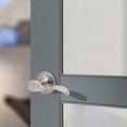 thumbnail image 5 of EcoNesxp Wave Style European Handle Door Lock Hallway and Wardrobe Handle Lock 1 Pack Nickel, 5 of 5