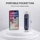 thumbnail image 5 of Pocket Handheld Fan, Mini Portable Hand Fan, Battery Operated 14-21 Working Hours, Usb Rechargeable Foldable Fan, Quiet Personal Fan With Power Bank, 5 of 5