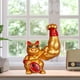 thumbnail image 4 of Showpiece Prosperidad Escultura Escultura Decoración de grande Caja de almacenamiento se hace rico Macarena brazo gigante gato de la suerte, 4 of 7