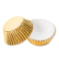 thumbnail image 2 of 100 Pieces Cupcake Paper Liners Mini Non-Stick Muffin Baking Molds DIY Pastry Chocolate Home Kitchen Bakeware  Green, 2 of 7