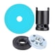 thumbnail image 3 of Ruedas de disco de corte de vidrio, 2 platos, delgado, plato de amoladora 9523, llave de tubo, herramienta de cerámica para corte suave azul Macarena Disco cortante, 3 of 5