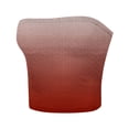 thumbnail image 4 of Tube Top for Women, Sleeveless Strapless Solid Color Polyester Top with Elastic Band, Regular Length, Black L, 4 of 5