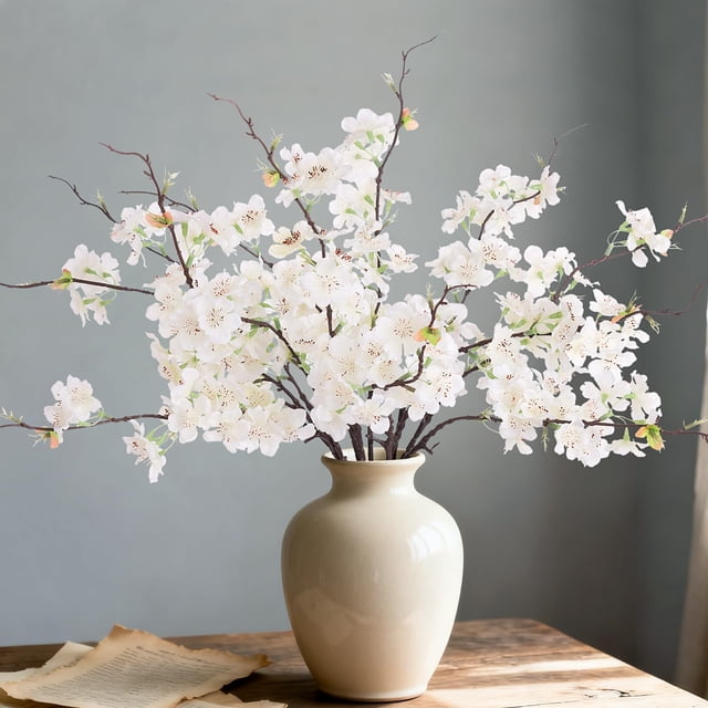INXUGAO 12 ramas artificiales de flor de cerezo de 46 cm