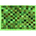 thumbnail image 1 of Ahgly Company Indoor Rectangle Abstract Green Contemporary Area Rugs, 8' x 12', 1 of 1