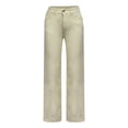thumbnail image 4 of Women's Light Wash Distressed Wide Leg Jeans High Waisted Fit, 4 of 8