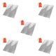 thumbnail image 1 of Yuarrent Manta de emergencia portátil reflectante a prueba de golpes a prueba de viento impermeable exterior viajes mantas de supervivencia Plata 5Conjunto, 1 of 6
