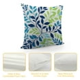 thumbnail image 4 of COMIO  Blue Leaf Pillow Covers Green Throw Pillow Cases  Natural Modern Farmhouse Nautical Pillow Covers with Soft  Decorative for Couch Bed Living Room Outdoor, 4 of 5