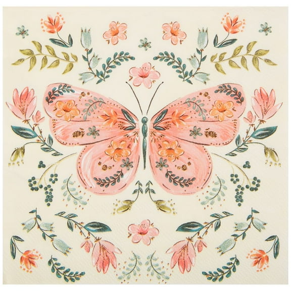 NIQUEA.D, Peach Melba Lunch Napkins