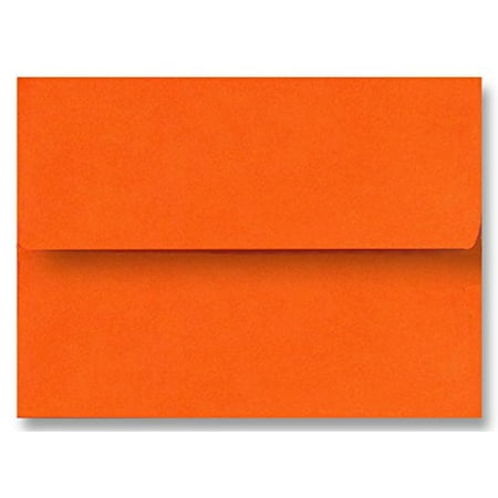 50 Boxed Pumpkin Orange Square Flap A6 4 3 X 6 1 2 Envelopes 50 Boxed Pumpkin Orange Square Flap A6 4 3 X 6