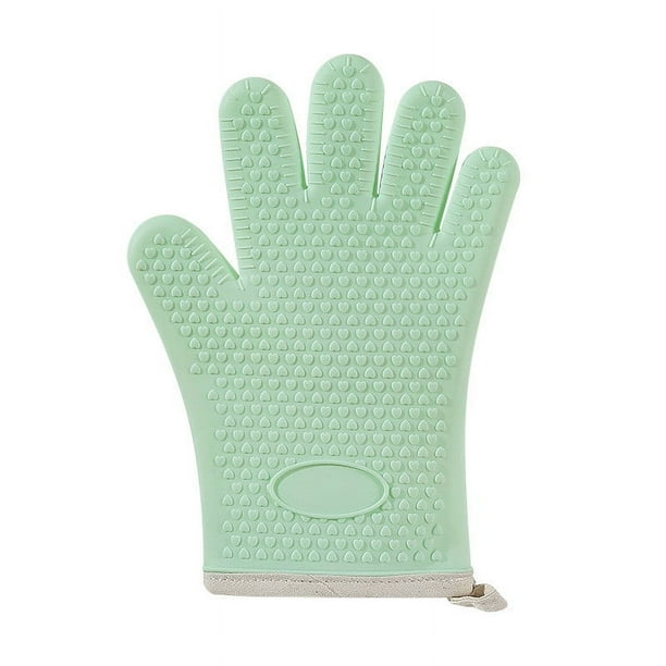 Guantes aislantes para horno, ideales para hornear y asar a la parrilla. Guantes de cocina antideslizantes de silicona resistentes al calor. Protección contra altas temperaturas para barbacoas y