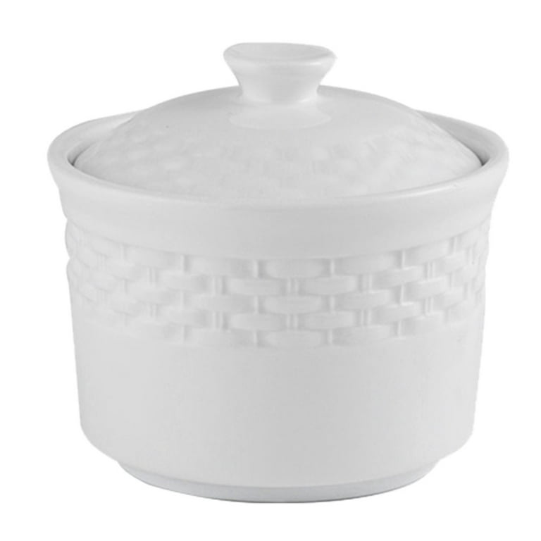 Bowl Ceramic Soup Pot Lid Steam Stew Casserole Cup Bowls Steaming Serving  Bean Porcelain Noodle Pottery Kitchen Large 
