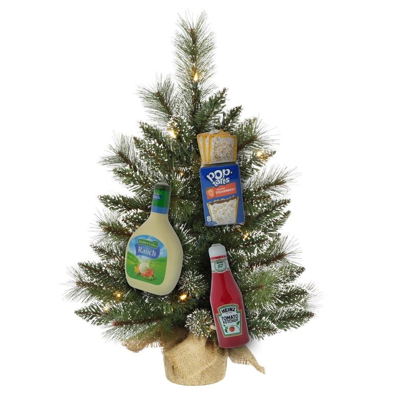 Hidden Valley Ranch 4.5 inches Tall Christmas Tree Ornament, Durable  Plastic, Green and White - Walmart.com