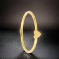 thumbnail image 4 of Sterling silver heart design stacking promise ring, 4 of 5