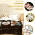 thumbnail image 4 of Personalised Blanket Custom Photos Blanket Memory Gift with Photo Text Collage Customized Blankets Gift Personalised Throw Blanket for Family Mom Dad Kids Wife Friends, 100x125cm, 4 of 6
