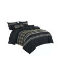 thumbnail image 2 of 7 Piece Comforter Set Black Yellow Gold Soft Bedding King, 2 of 5