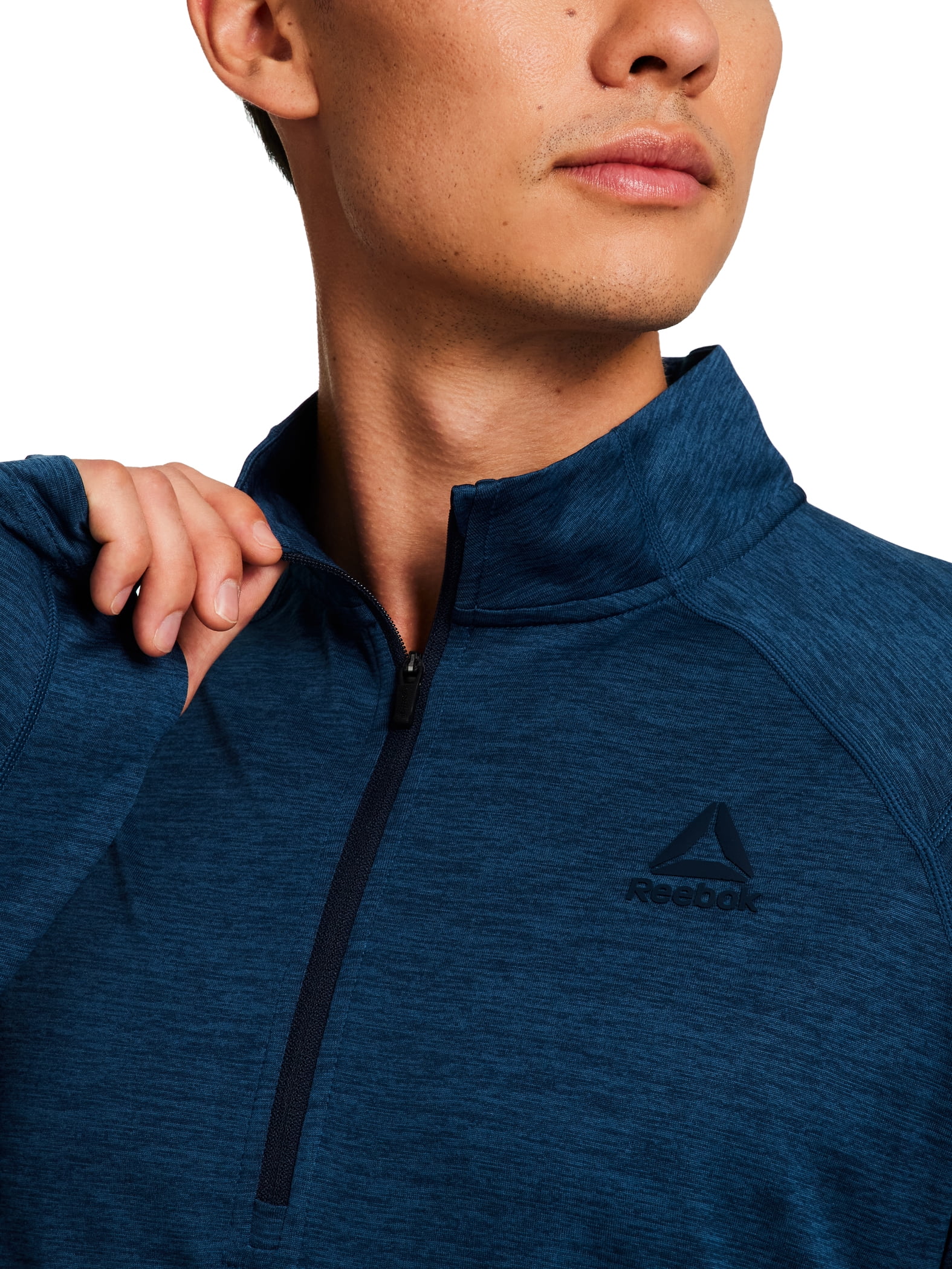 Reebok Men's and Big Men's Trail Quarter-Zip Active Pullover Shirt, Sizes XS-5XL