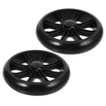 thumbnail image 4 of 2 Pcs Roues de Chariot de Remplacement pour Épicerie, Roues de Chariot Poussoir, Roues de Panier de Courses, Roues de Chariot de Courses Robustes, Roues de Chariot Utilitaire, 4 of 4
