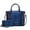 SD Royal Blue, variant on MKF Collection Frankie Women's Tote Bag with Wallet, Gradient Crocodile Vegan Leather Handbag Purse by Mia K - Pink