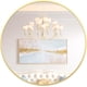 thumbnail image 1 of 36-pulgada round wall decor mirror con metal frame - perfect para entrada, vanity, dormitorio, o bathroom - easy to install, 1 of 9