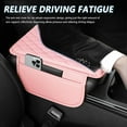 thumbnail image 4 of Upgraded Car Center Console Cover,Microfiber Leather Car Armrest Cover Cushion with 2 Storage Bags,Universal Cars Armrest Storage Box Cars Interior Accessories for Most Vehicles (Pink), 4 of 6