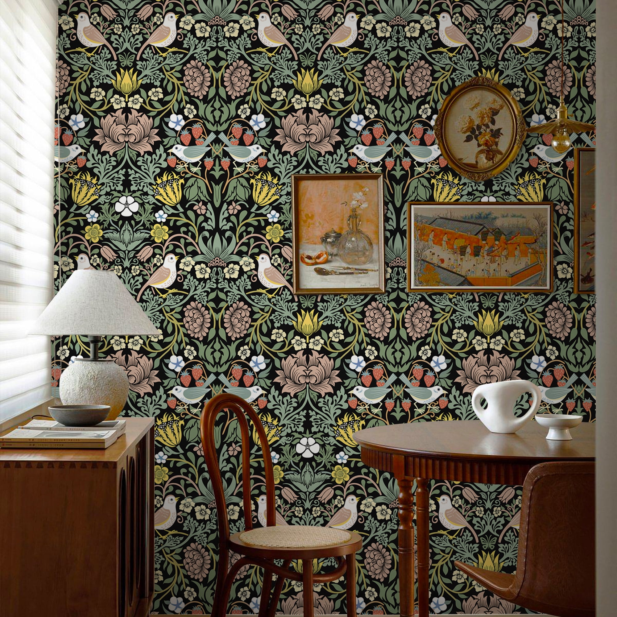 Abyssaly Vintage Classics Wallpaper 17.7" x 118" Peel and Stick Wallpaper Removable Embossed Self Adhesive Wallpapaer Vinyl Wall Paper for Wall Decor Home Renovation Covering Old Furniture