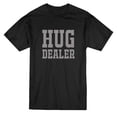 thumbnail image 1 of Hug Dealer Graphic Men's Black T-shirt, 1 of 1