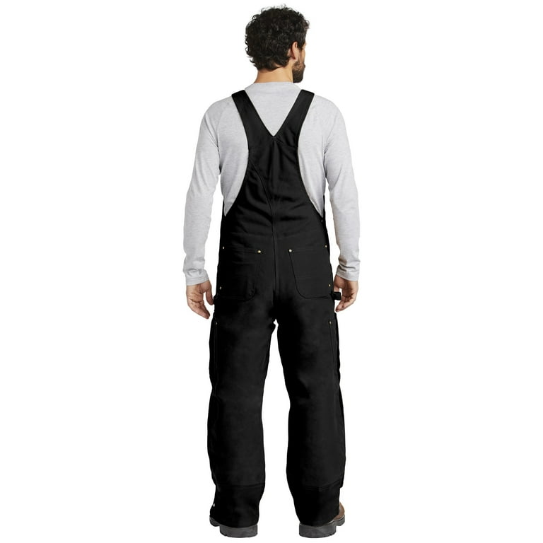 Carhartt Men s Quilt Lined Zip To Thigh Bib Overall Walmart