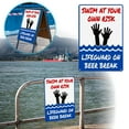 thumbnail image 2 of Swim At Your Own Risk Pool Sign Vintage for Swimming Pool Beach Decor Safety, 2 of 8