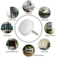 thumbnail image 5 of Furniture Feet Nail Chair Table Leg Protector Pad 14mm Dia White 10pcs, 5 of 5