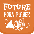 thumbnail image 4 of Inktastic Future French Horn Player Childs Music Boys or Girls Baby Bib, 4 of 4