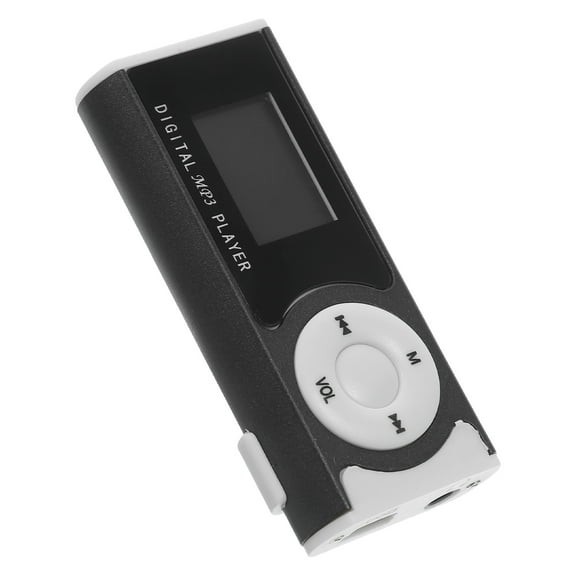 OFFIGAM Black MP3 Player with Stylish Design, Plastic Body, Portable Music Player, 1 Piece