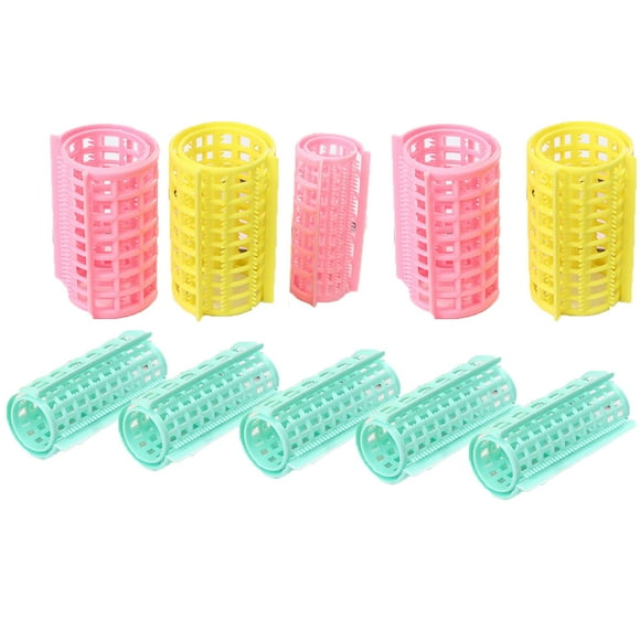 CIMAXIC 36pcs Hair Curlers Rollers Girl Bang Curlers Plastic Hair Rollers Hairstyle Tools Random Style