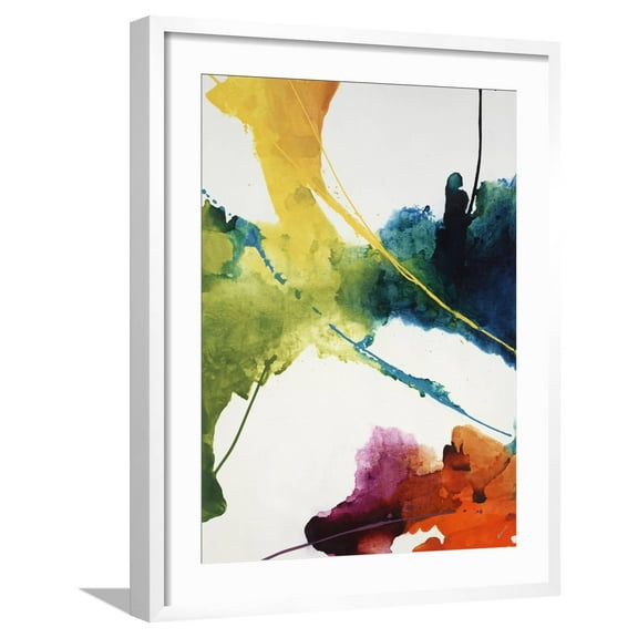 Art.com Celestial V Giclee Print by Sydney Edmunds, White Frame Wall Art, 23" x 29"