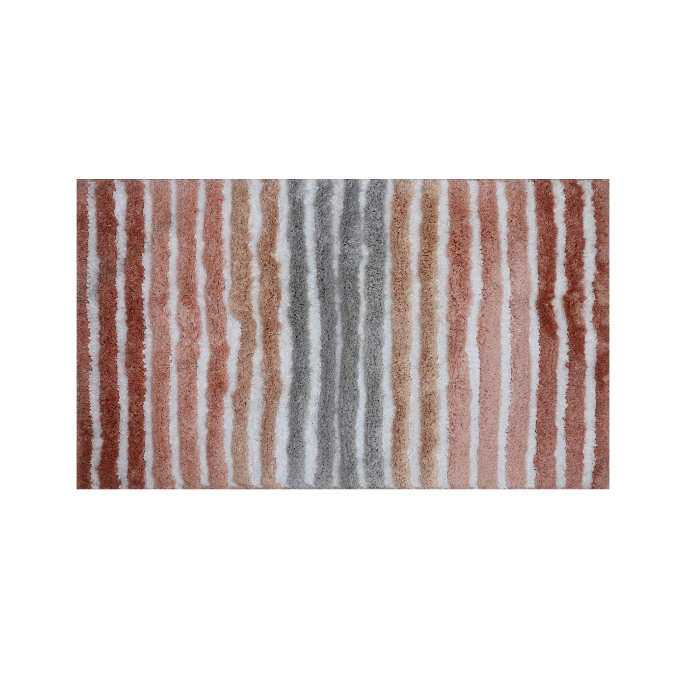 Bathroom Rugs, Extra Soft Absorbent Bath Rugs, Non-Slip, Quick Drying, Machine Washable, Plush Comfort for Bathroom Floor, Tub, Shower and Home Decor Accessories, 24x40, Coral