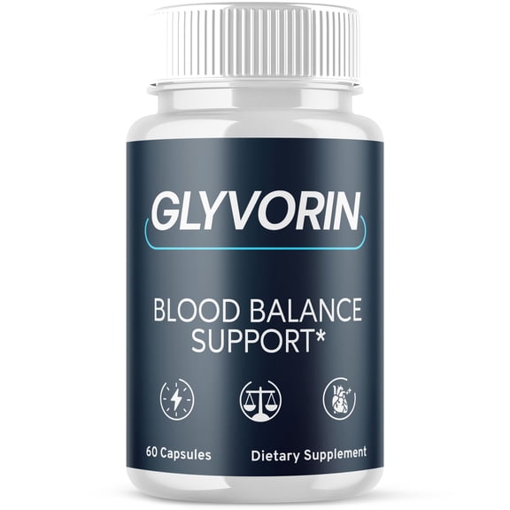 Glyvorin Blood Support Pills Advanced Formula Vitamin Supplement 60 Capsules